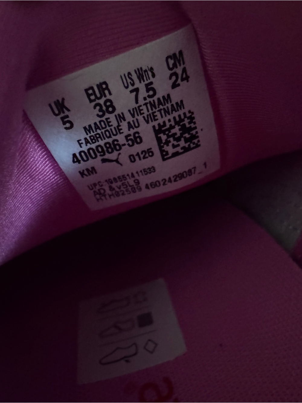 Women Puma Puma Casual Speedcat OG sneakers pink red suede sneakers Sz 7.5 - Picture 7 of 8